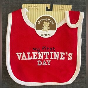 My First Valentine’s Day Baby Bib